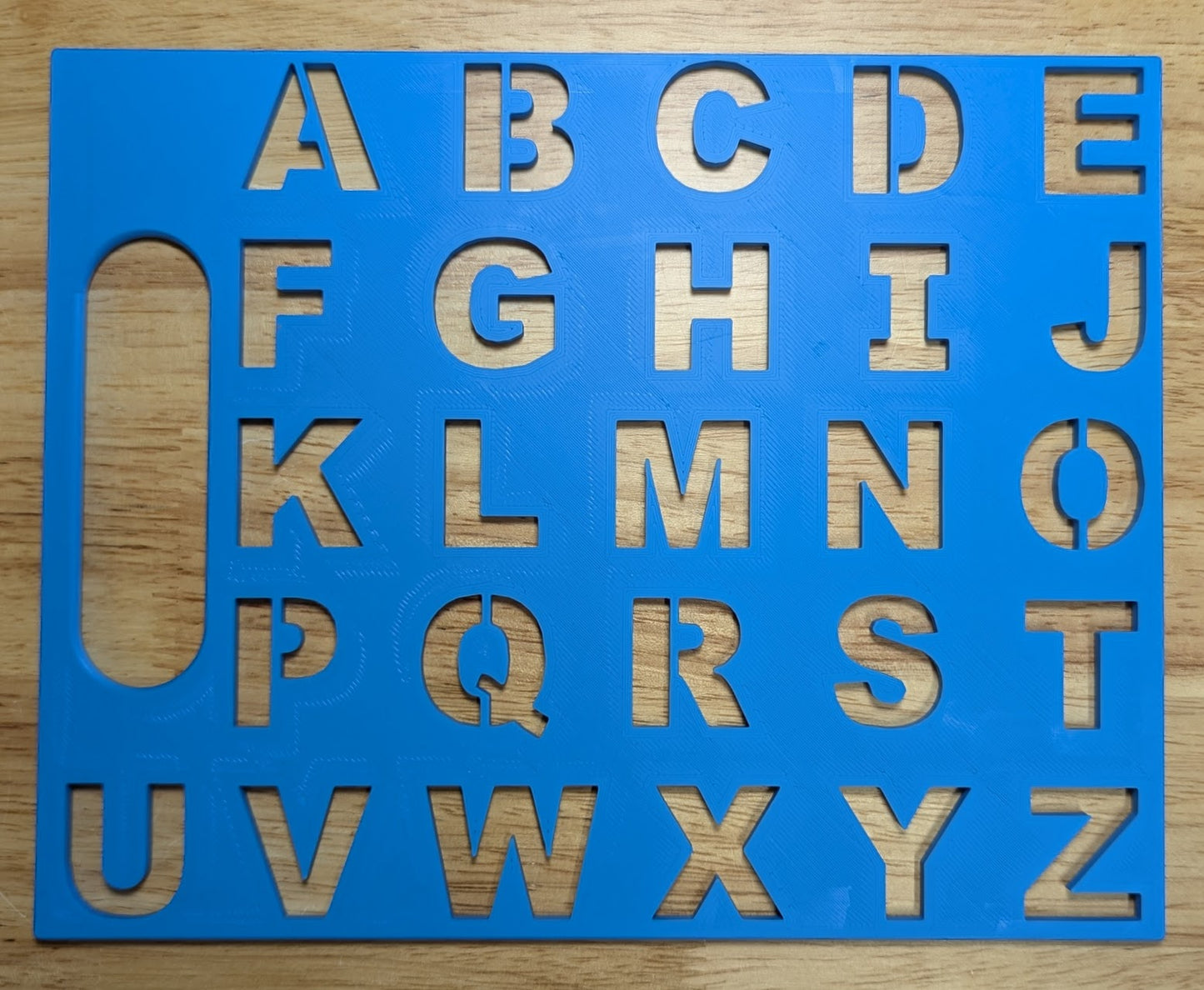 Alphabet Stencil - Full Size 9.5" x 7.5"