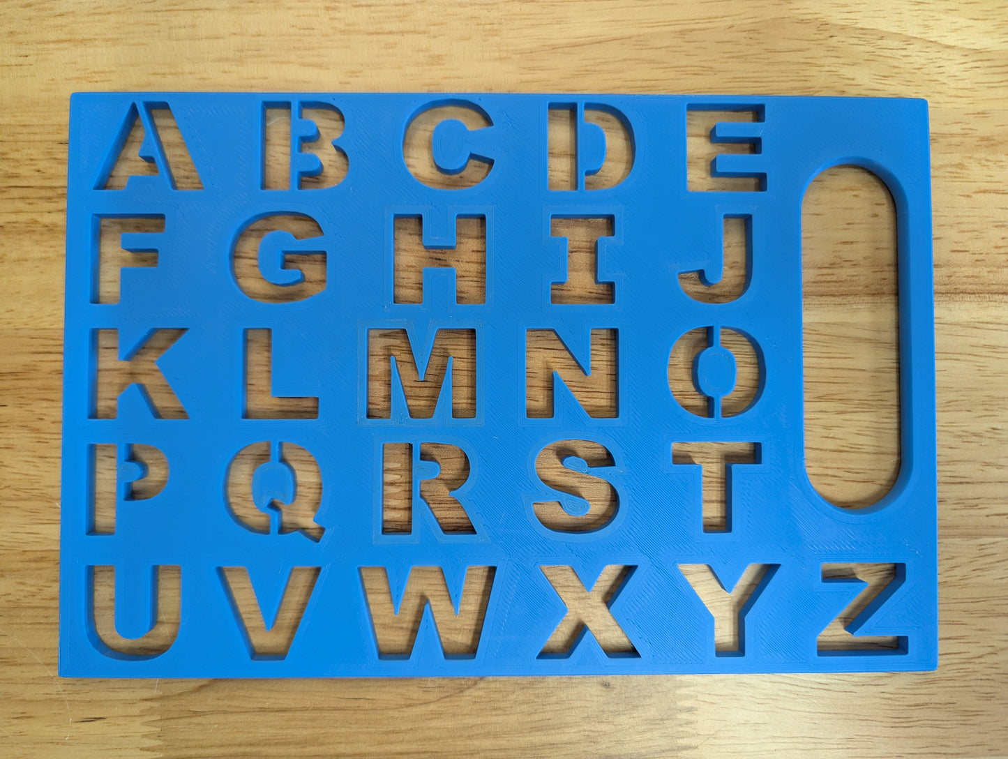 Alphabet Stencil - Travel Size 8.25" x 5.5"